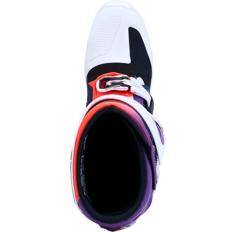 Alpinestars TECH 7 krossisaapad lilla-valge-tumesinine-fluopunane