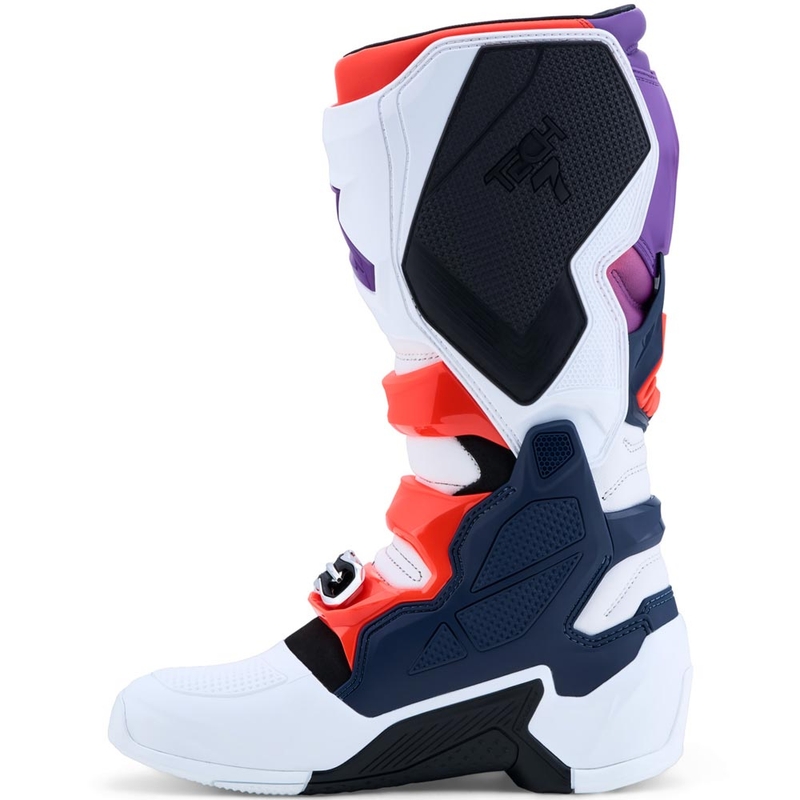Alpinestars TECH 7 krossisaapad lilla-valge-tumesinine-fluopunane