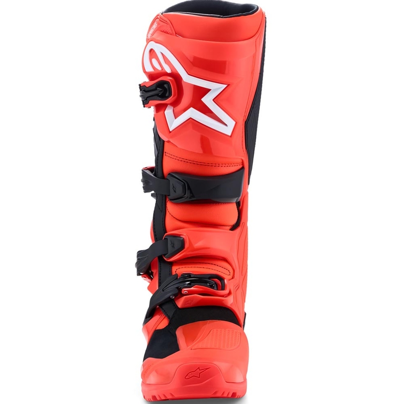 Alpinestars TECH 7 Enduro mootorratta saapad fluo puna-mustad