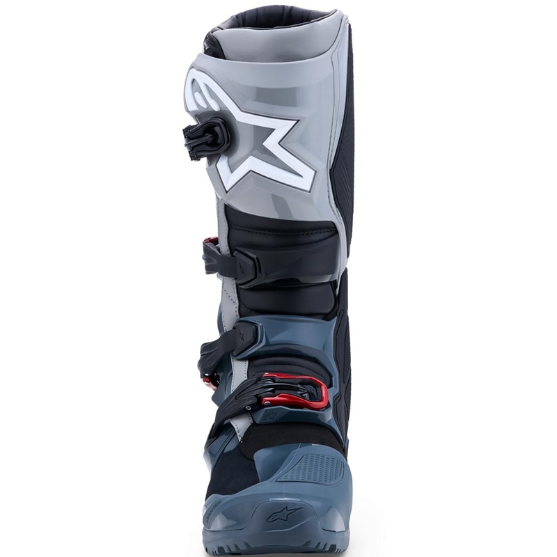 Alpinestars TECH 7 Enduro Drystar mootorrattasaapad tumehallid-helehallid-punased