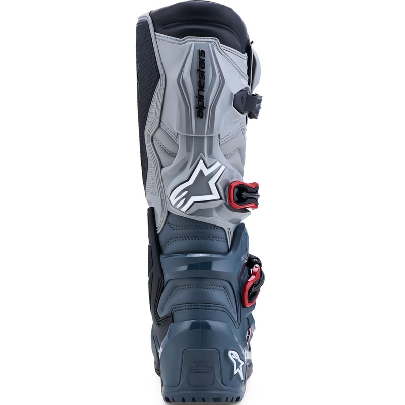 Alpinestars TECH 7 Enduro Drystar mootorrattasaapad tumehallid-helehallid-punased