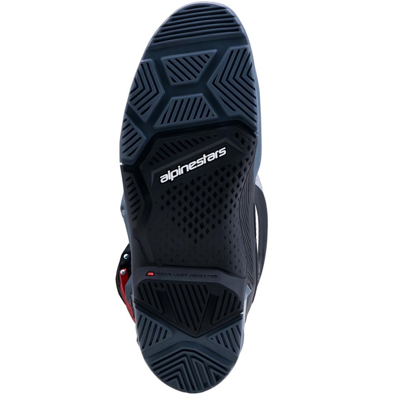 Alpinestars TECH 7 Enduro Drystar mootorrattasaapad tumehallid-helehallid-punased