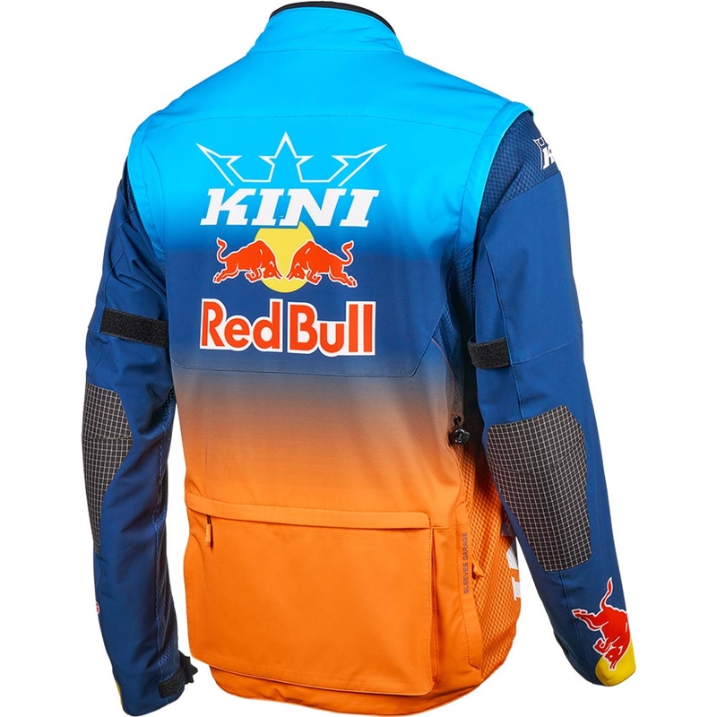 Motokrossi jope KINI Red Bull 1.0 Rallye sinine-oranž