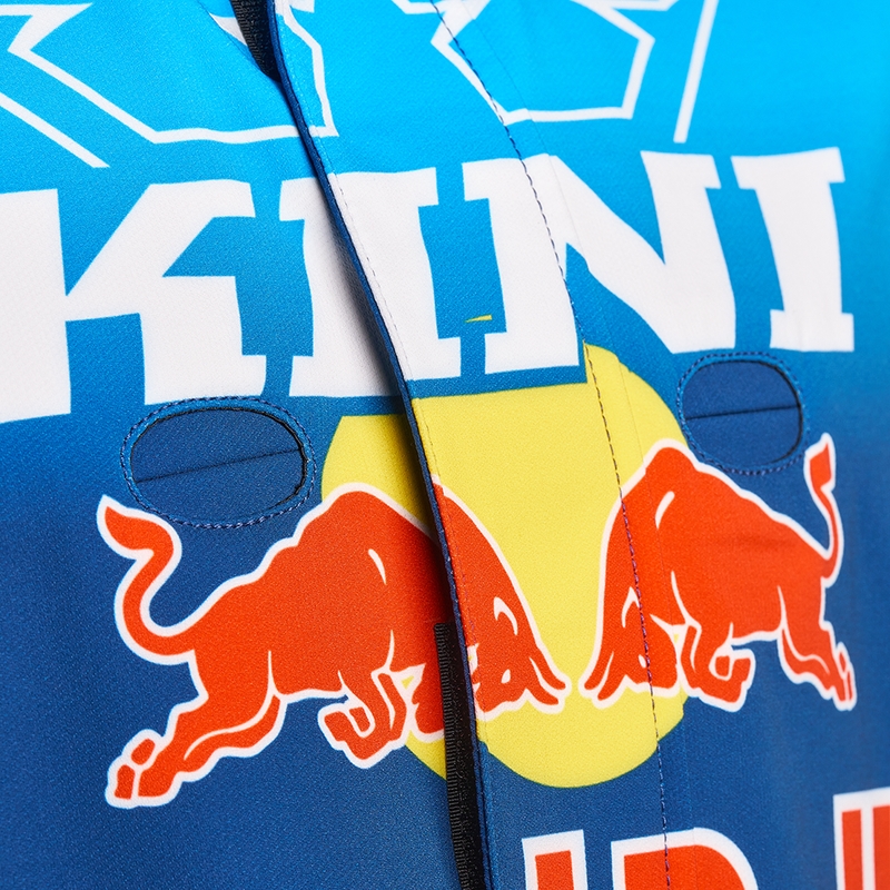 Motokrossi jope KINI Red Bull 1.0 Rallye sinine-oranž