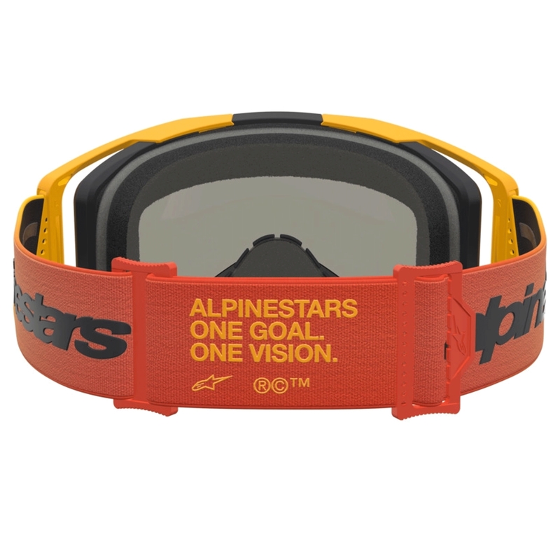 Alpinestars Vision 8 Amber motokrossiprillid kollane-punane-must