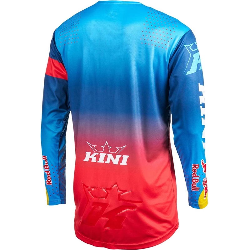 Motokrossi särk KINI Red Bull 2.0 MXC sinine-punane