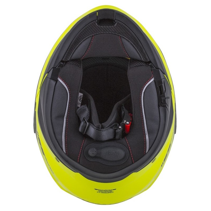 Vyklápěcí přilba na motorku Cassida Compress 2.0 Refraction černo-fluo žlutá