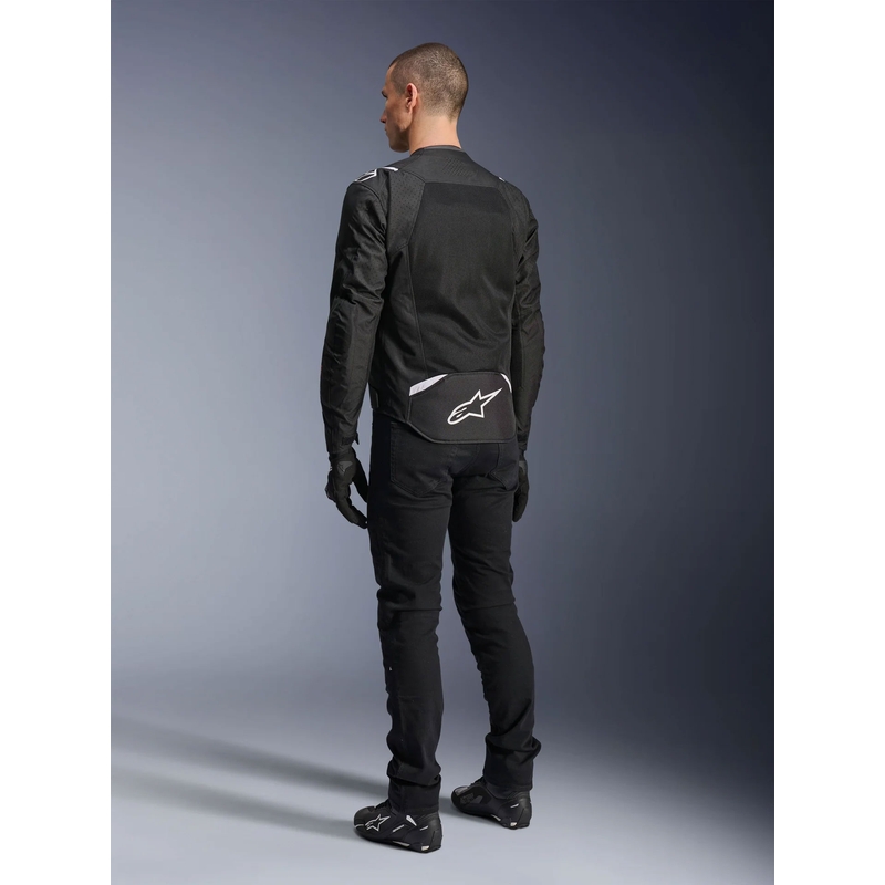 Alpinestars T-SPS Air V2 must-valge mootorrattajope
