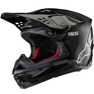 Alpinestars Supertech S-M10 Solid FIM2 motokrossi kiiver must