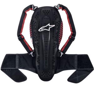 Alpinestars Nucleon KR-2 must ja punane seljakaitse