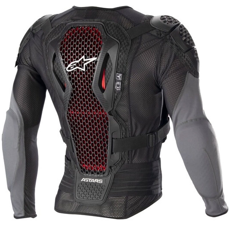 Alpinestars Bionic Plus 2 must-hall-punane kehakaitse