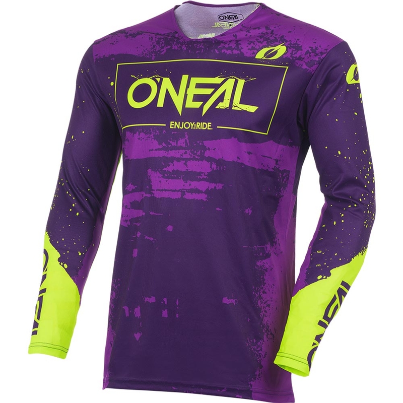 O'Neal Mayhem Paint Motokrossisärk Lilla-Neoonkollane