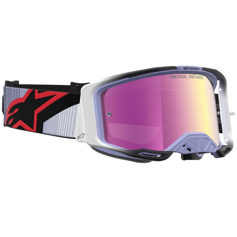 Alpinestars Vision 8 Maven motokrossiprillid lavendli-mustad