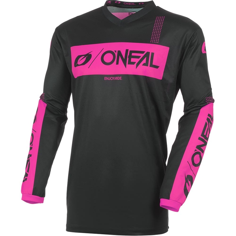 Naiste motokrossisärk O'Neal Element Racewear must-roosa