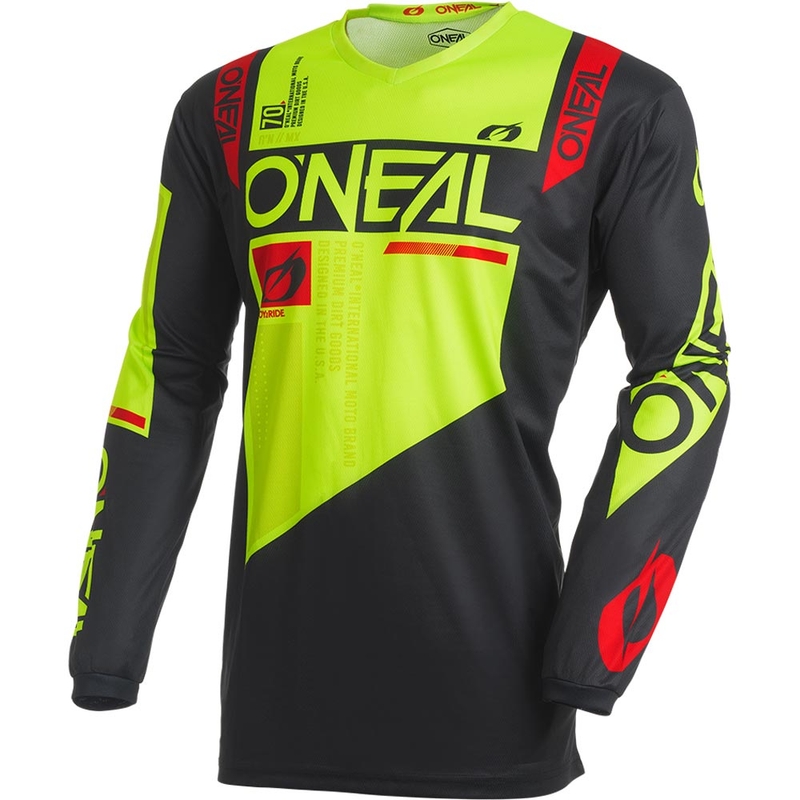 O'Neal Element Factor motokrossisärk must-neoonkollane