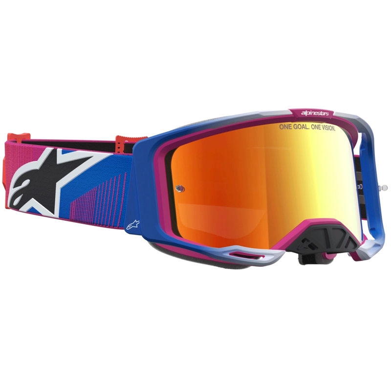 Alpinestars Vision 8 Maven motokrossiprillid puna-mustad