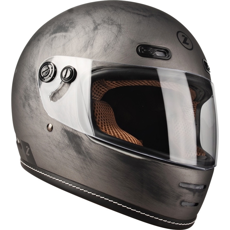 Integreeritud mootorratta kiiver Lazer Oroshi Cafe Racer must-pruun allahindlus