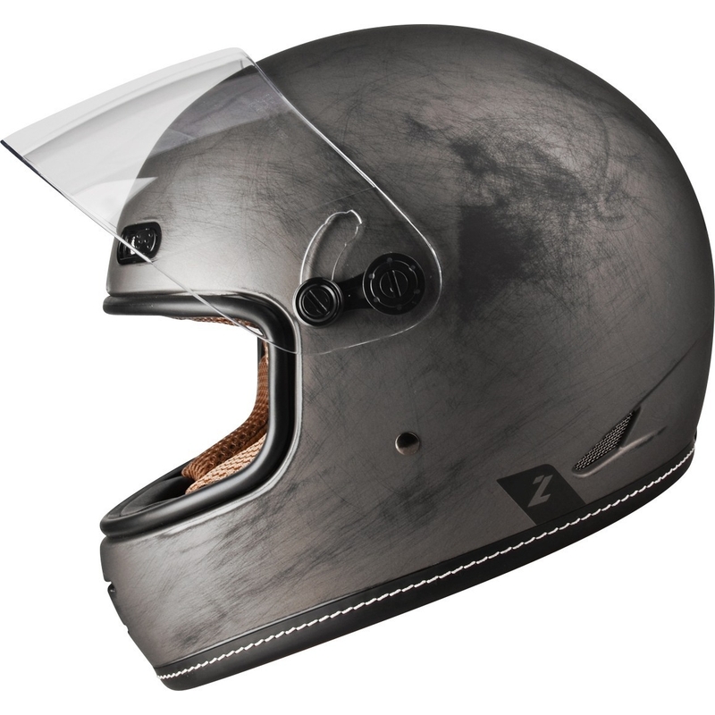 Integreeritud mootorratta kiiver Lazer Oroshi Cafe Racer must-pruun allahindlus