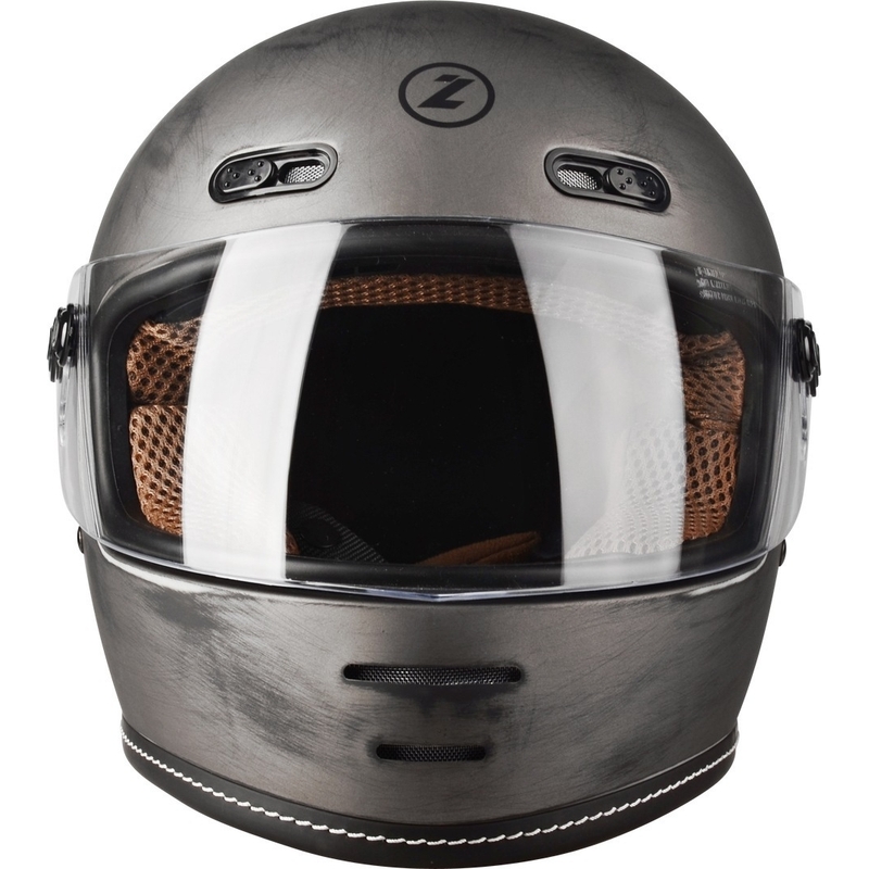 Integreeritud mootorratta kiiver Lazer Oroshi Cafe Racer must-pruun allahindlus