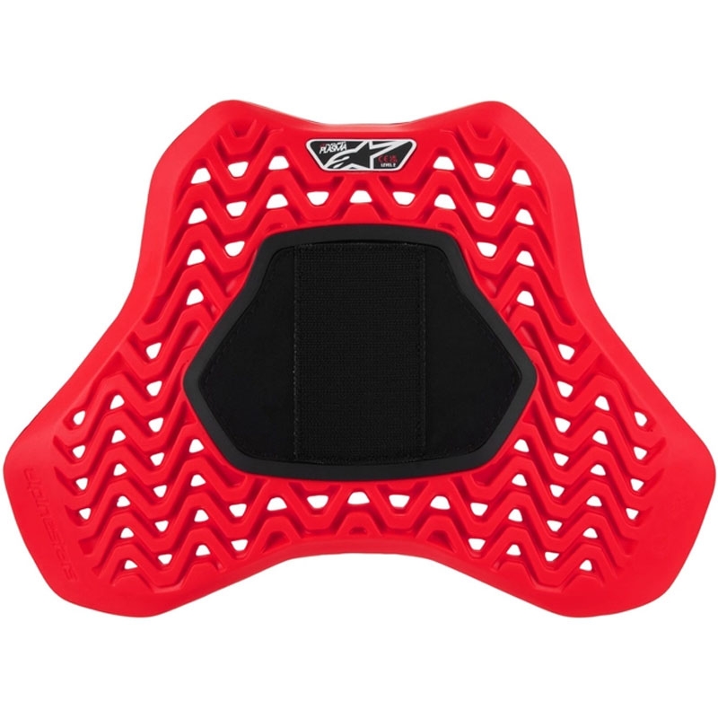 Alpinestars Nucleon Plasma Racing rindekaitsmed Velcro punase ja musta värviga