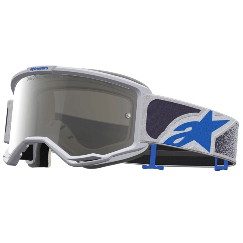 Alpinestars Vision 5 Drag motokrossiprillid helelilla-sinised