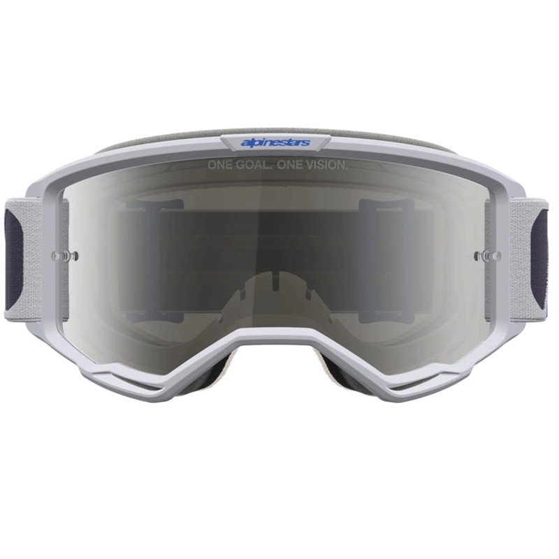 Alpinestars Vision 5 Drag motokrossiprillid helelilla-sinised