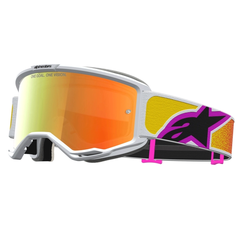 Alpinestars Vision 5 Drag motokrossiprillid oranž-punased