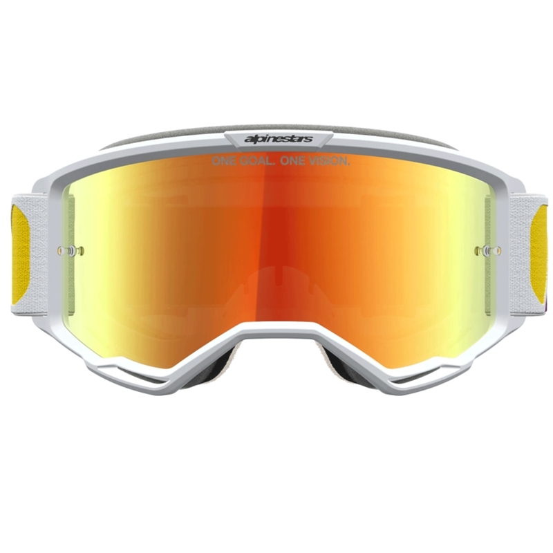 Alpinestars Vision 5 Drag motokrossiprillid oranž-punased
