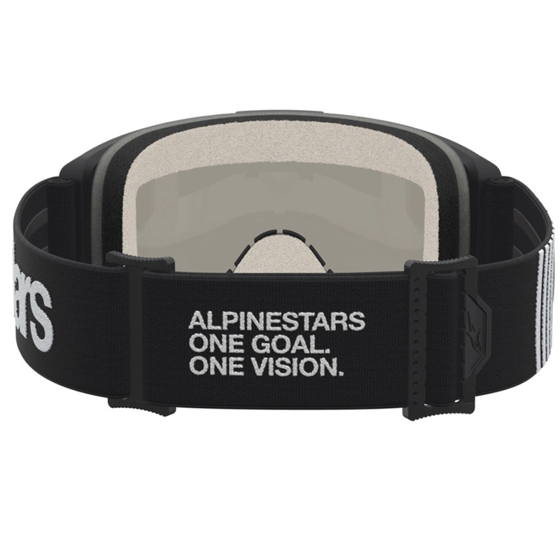 Alpinestars Vision 5 Hone motokrossiprillid must-valged