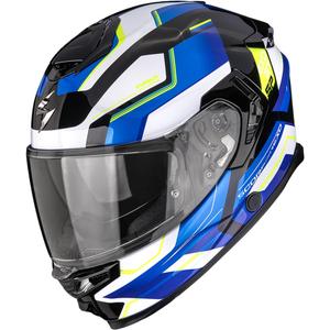Scorpion EXO-GT SP Air Arkon täismaskne mootorrattakiiver must-valge-sinine