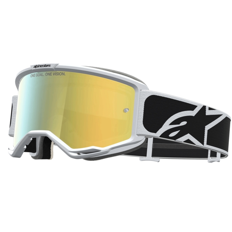 Alpinestars Vision 5 Rora motokrossiprillid must-valged