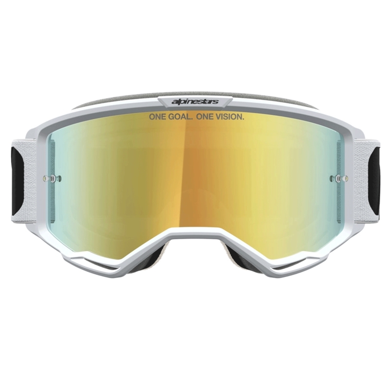 Alpinestars Vision 5 Rora motokrossiprillid must-valged