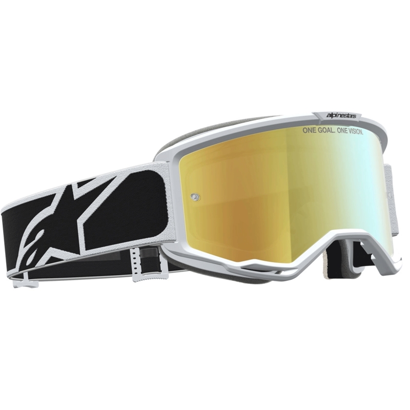 Alpinestars Vision 5 Rora motokrossiprillid must-valged