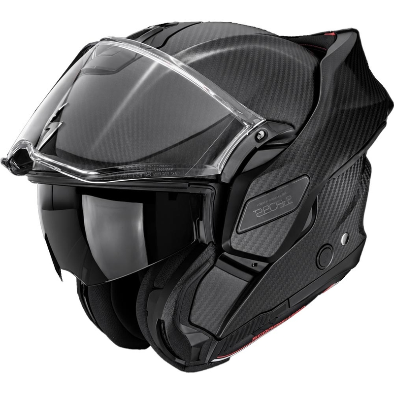 Scorpion EXO-TECH II Carbon Solid ülespööratav mootorrattakiiver mattmust