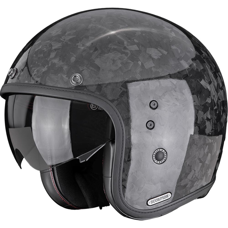Scorpion Belfast II Carbon Onyx avatud mootorrattakiiver must