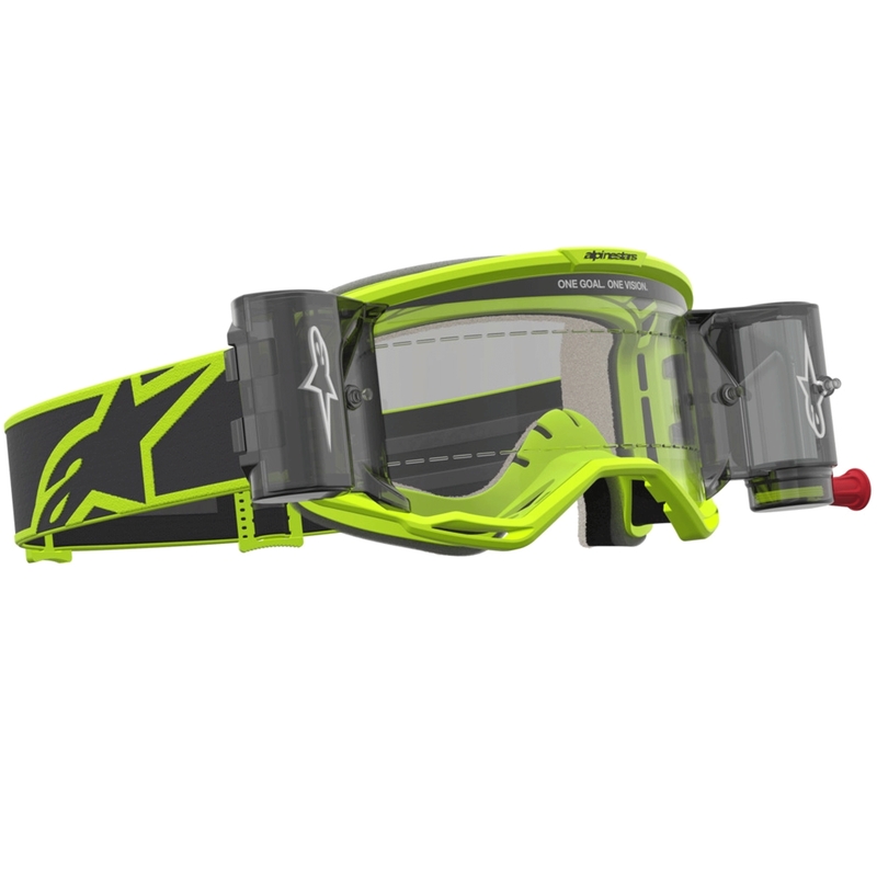 Alpinestars Vision 5 Rora Roll-Off motokrossiprillid, tumekollased-mustad