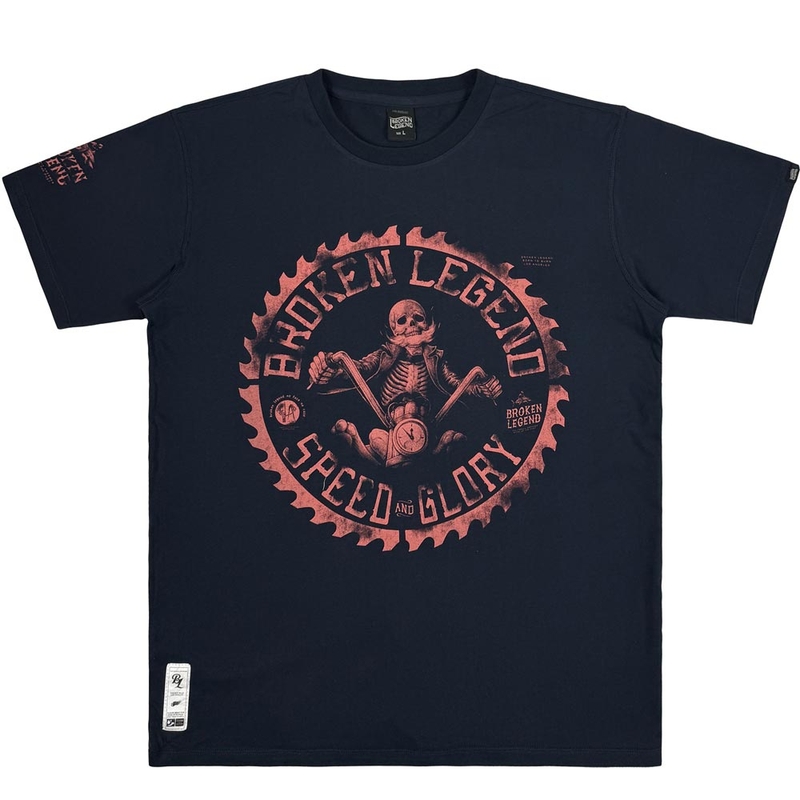 Yakuza Premium Hellrider BL 303 T-särk, tumesinine