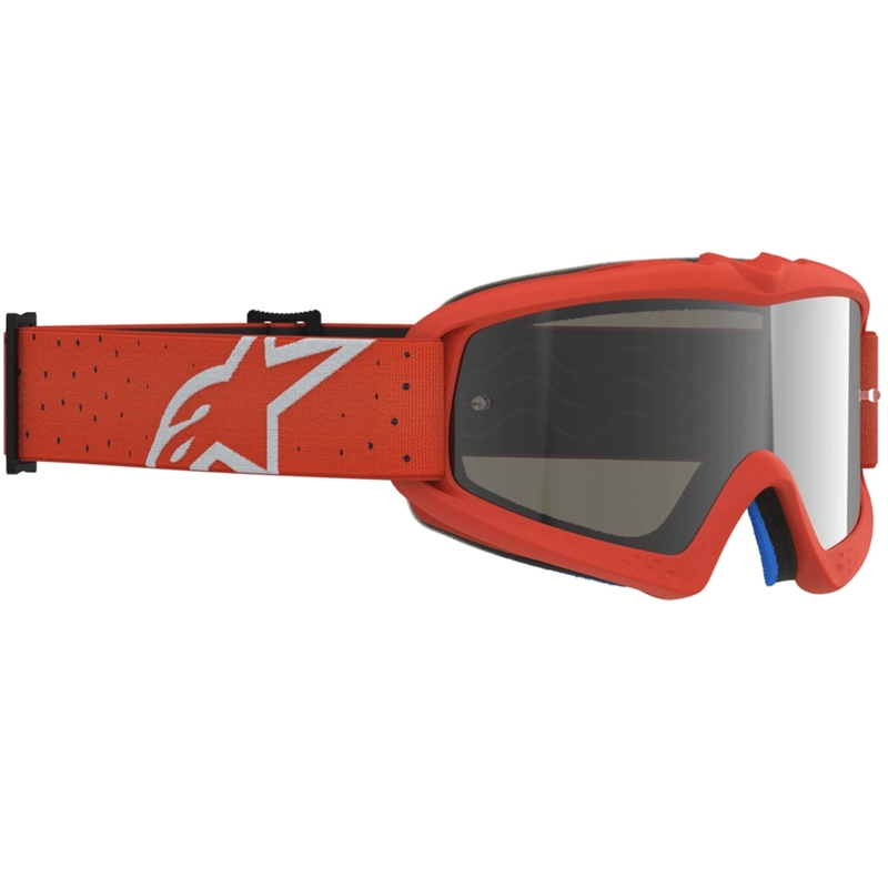 Alpinestars Vision Youth Vesta oranž-hõbedased laste motokrossiprillid