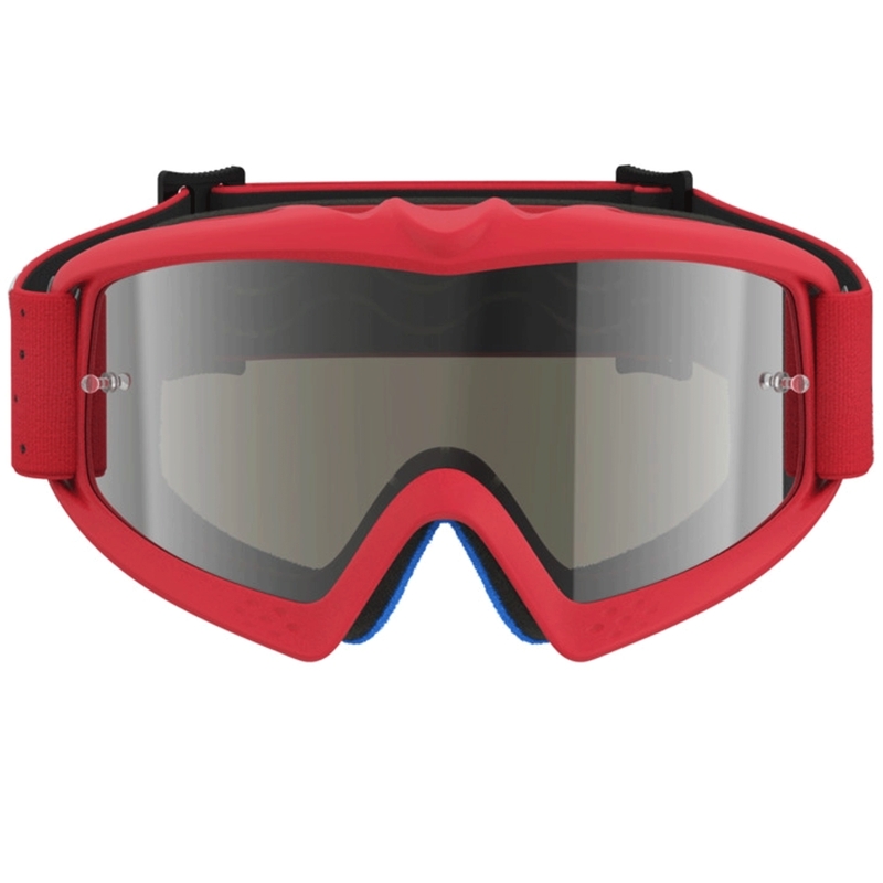 Alpinestars Vision Youth Vesta laste motokrossiprillid, punased-kroomsed