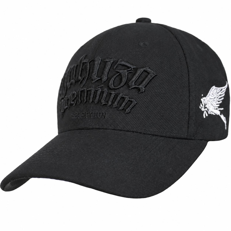 Yakuza Premium 4072 nokamüts must-valge