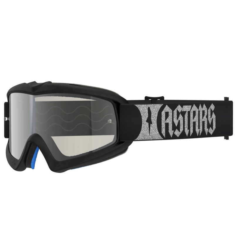 Alpinestars Vision Noorte Atrox Laste Krossiprillid Must-Hõbedane