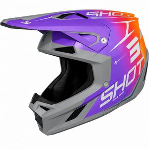 Motokrossi kiiver Shot Speed Side matt lilla