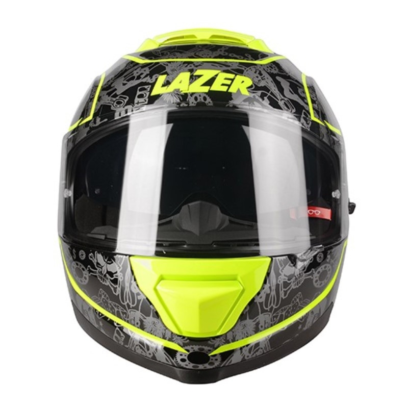 Lazer Rafale SR $13 Original must-hall-fluo kollane integreeritud mootorratta kiiver allahindlus