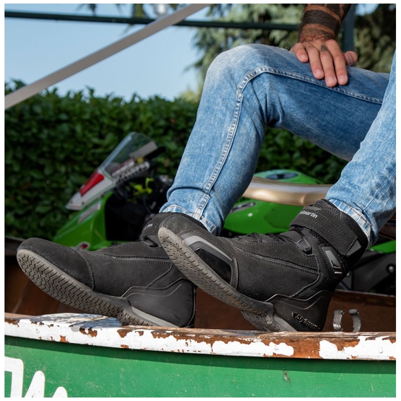 Mootorrattasaapad Stylmartin Velox WP mustad