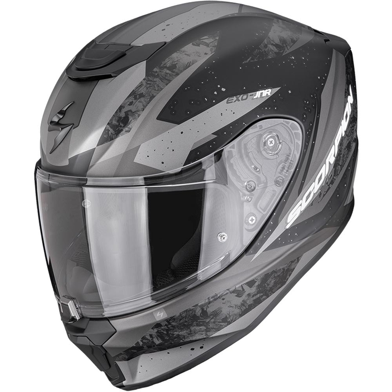 Scorpion EXO-JNR Air Tako laste mootorrattakiiver matt must-hõbedane