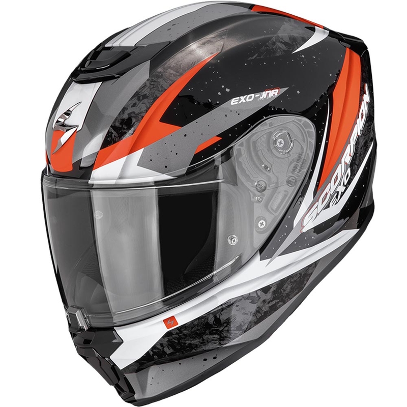 Scorpion EXO-JNR Air Tako laste mootorrattakiiver must-punane