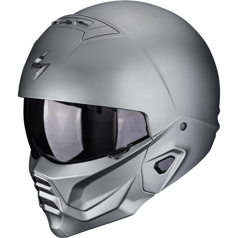 Moodulmootorratta kiiver Scorpion EXO-COMBAT II matt titaanhall