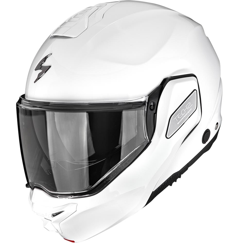 Scorpion EXO-TECH II Solid ülespööratav mootorrattakiiver valge