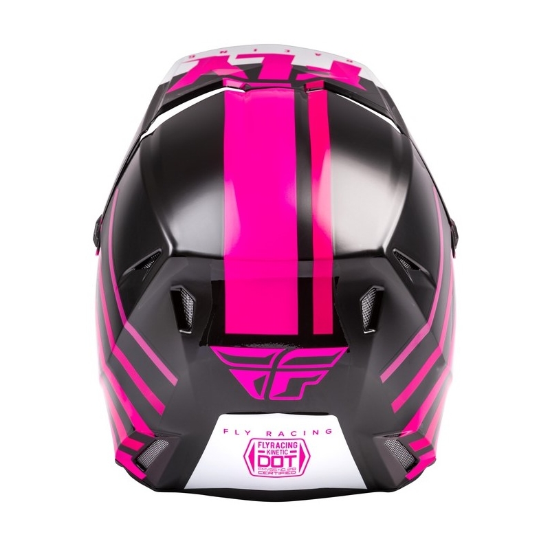 Motokrosová přilba FLY Racing Kinetic Thrive růžovo-černo-bílá