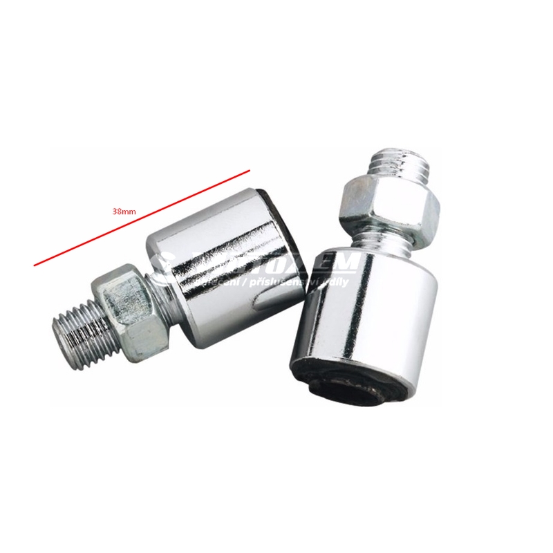 Vibratsioonivastased adapterid Honda, Kawasaki, Suzuki peeglitele 2tk